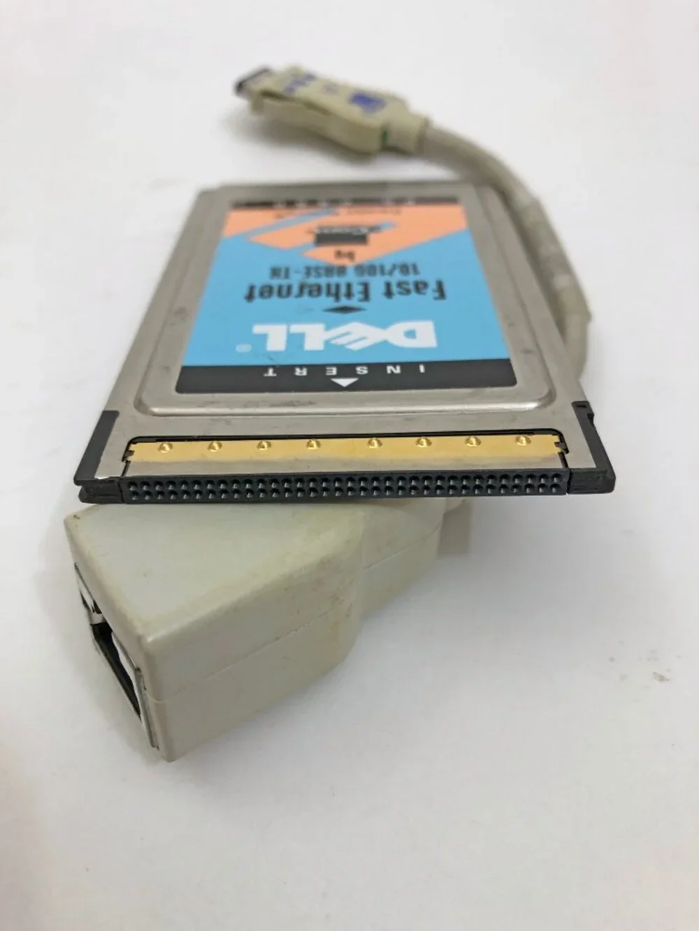 Dell 3CCFE575BT-D Fast Ethernet PC Card 10/100 Base w/Cord Untested